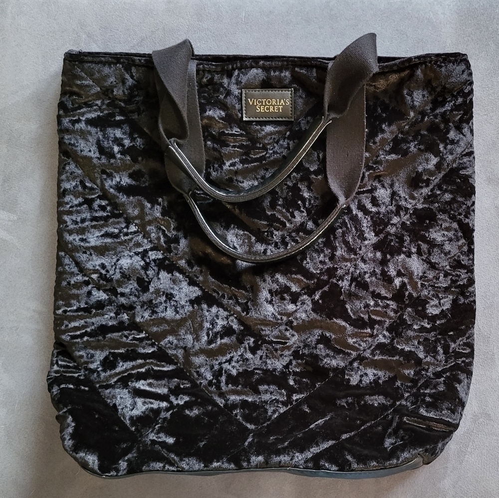 VS Crushed Velvet Tote Bag